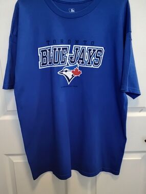 *GO JAYS* Toronto Blue Jays MLB Graphic Tee - Royal Blue SIZE XL